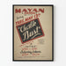 Vintage-Poster des Mayan-Theaters „Chalk Dust“ 1936