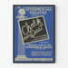 Poster Experimentelles Theater Kreide Staub - Vintage Wanddekoration