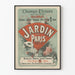 Altes Poster Garten von Paris - Vintage-Wanddekoration Konzert Champs-Élysées