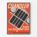Vintage-Werbeplakat Chandler Kühlergrill