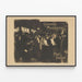 Vintage-Poster Chansons de Montmartre Paul Delmet — gerahmtes Bild an der Wand