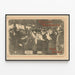 Vintage-Poster Chansons von Montmartre Paul Delmet — gerahmtes Bild an der Wand