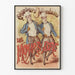 Vintage-Poster Les Momarts Doré: Künstlerische Wanddekoration