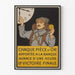 Vintage-Militärposter - Goldstück und Endsiege