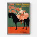 Vintage-Poster The Circus Girl - Retro-Wanddekoration Artem Legrand