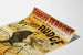 Vintage-Poster Charles Terront Sieger mit Fahrrad Rudge