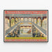 Vintage-Poster des Illusionisten Barnum & Bailey von Roltair — gerahmtes Bild an der Wand