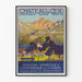 Vintage-Poster Château-d'Oex Bahnhofs- und Klimastation Schweiz