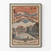 Vintage-Poster Château Rouge Fest der Nationen – Festliche Wanddekoration