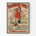 Vintage-Poster Chaumière Tivoli Bal und Konzert Wanddekoration