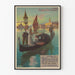 Vintage-Poster Eisenbahnlinie Est Paris-Venedig