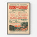 Altes Poster der Orléans-Eisenbahn - Besuchen Sie die Auvergne