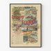 Vintage-Poster Nordbahn - Ausflüge ans Meer