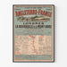 Vintage-Poster Eisenbahn England-Frankreich Saison 1890