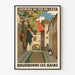 Vintage-Poster der Ostbahn - Bourbonne-les-Bains