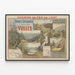 Vintage-Poster der Ostbahn – Rundfahrten in den Vogesen — gerahmtes Bild an der Wand