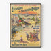 Vintage-Poster Westbahn - Ausflüge in der Normandie & Bretagne