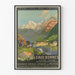 Vintage-Poster Eaux-Bonnes Pyrénées Chemins de Fer du Midi und d'Orléans