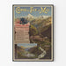 Vintage-Poster der Südbahn – Pyrenäenstationen Les Eaux-Bonnes und Luchon