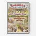 Vintage-Poster des anatomischen Museums und der Kunstausstellung