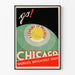 Vintage-Poster Chicago World's Brightest Spot - Retro-Wanddekoration