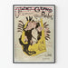 Jugendstil-Poster Chimären und Grimassen - Vintage-Wanddekoration