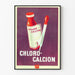Vintage-Poster Chloro-Calcion - Retro-Wanddekoration