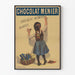 Vintage-Poster Chocolat Menier – Retro-Wanddekoration für Kinder und Schokolade