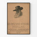 Ausstellungsposter Christian Krohg - Vintage-Wanddekoration