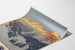 Vintage-Poster für Wanddekoration Chur-Arosa Bahn Alpenlandschaft