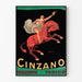 Vintage Poster Cinzano Vermouth Torino Dekorationsposter