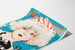 Vintage-Film-Poster Zufall mit stilisiertem Porträt und Silhouetten