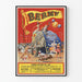 Vintage-Wanddekoration Poster Cirque Berny Saison 1967