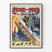 Vintage-Poster Cirque du Nord - Reitshow und feuergeladener Sprung