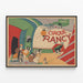 Vintage Wanddekoration Poster vom Cirque Rancy 1856-1946 — gerahmtes Bild an der Wand