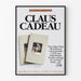Vintage-Poster Claus Geschenk Boekenweek 1989