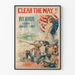 Dekoratives Vintage-Poster Klare Der Weg Kaufen Bonds
