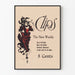 Vintage-Poster „Clips The New Weekly“ mit elegantem Frauenmotiv in Rot