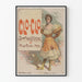 Vintage-Poster Clo-Clo am Moulin Rouge Paris