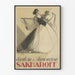 Vintage-Poster Clothilde und Alexandre Sakharoff Wanddekoration