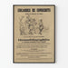 Vintage-Poster der Conscrits-Embleme für Wanddekoration