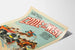 Vintage-Poster Code of the West - Wanddekoration im Westernstil
