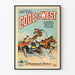 Vintage-Poster Code of the West - Wanddekoration im Westernstil