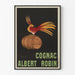 Vintage-Poster Cognac Albert Robin Dekorativ