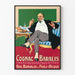Vintage-Poster Cognac Baralis Wanddekoration