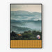 Inspirationsposter Friedenskorps mit nebligem Landschaftsbild