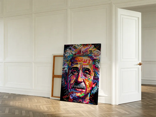 Street Art Bild - Moderne Mosaik von Einstein