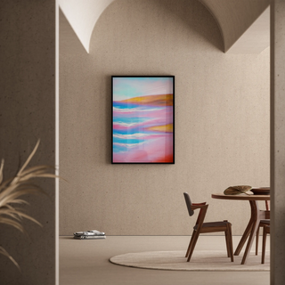 Tableau Coloré – Plage Pastel