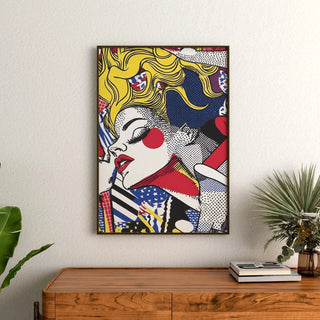 Pop-Art-Gemälde, betitelt - Schönheit in Bewegung | Kunstdruck Wanddekoration Gemälde Poster Kopie