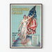 Vintage-Poster mit patriotischem Motiv Columbia Calls U.S. Army